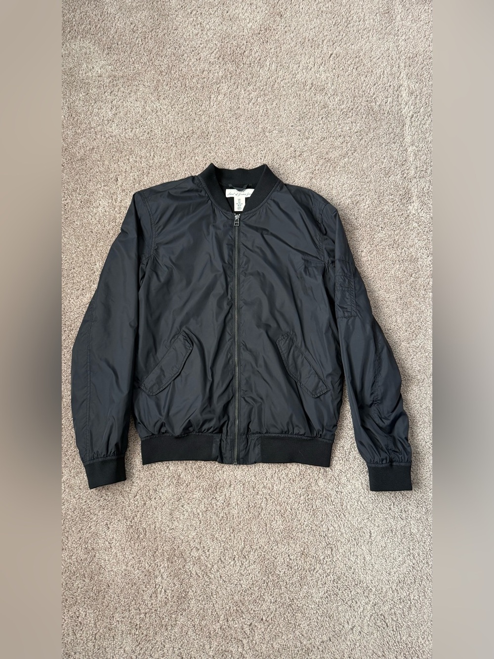 H&M Men's Black Bomber Jacket